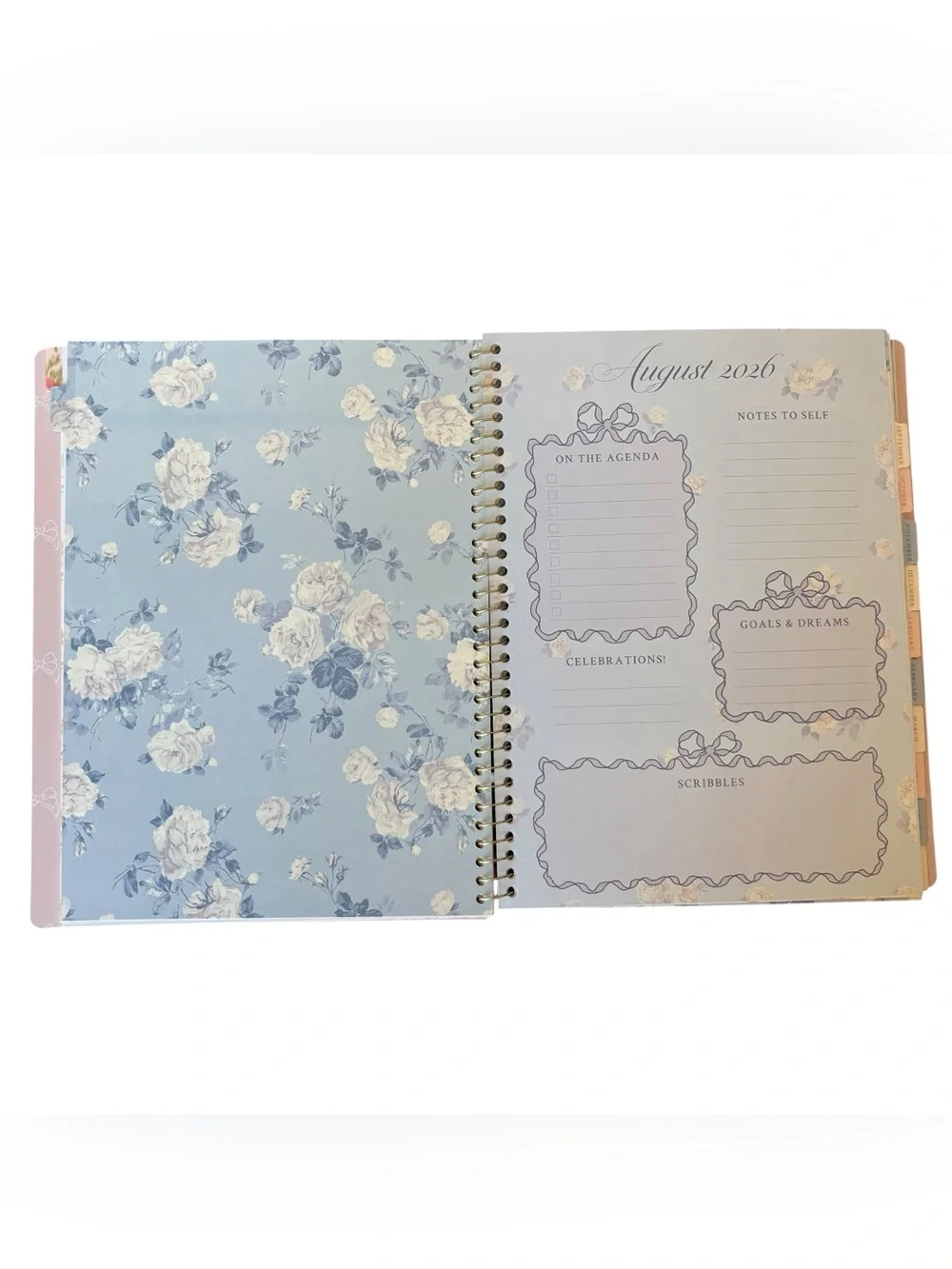 LoveShackFancy x Target Bundle - Everblooming Rosettes Pencil Case and Planner